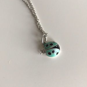 Tiffany & Co. ladybug charm and chain 16”